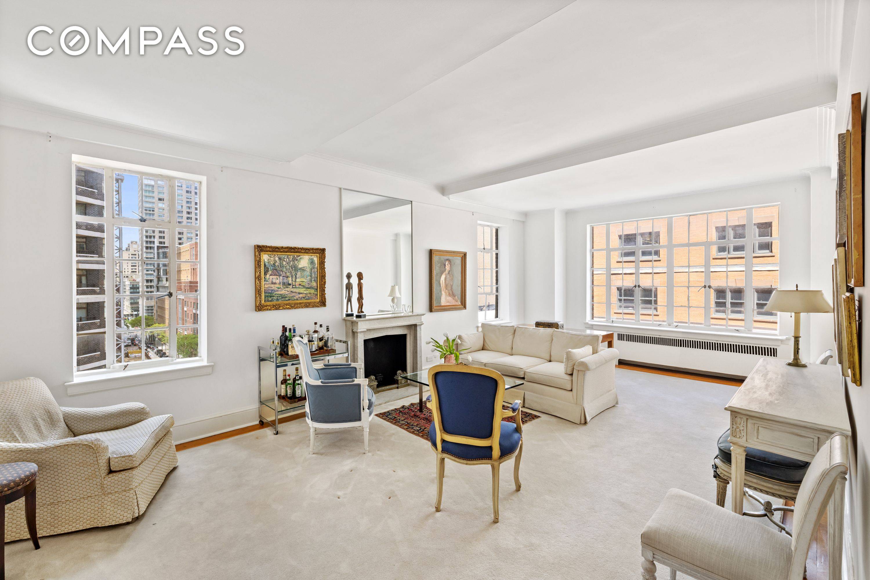 9A is a sun filled and spacious 2BR home on the park with elegant pre war details throughout at the iconic 55 Central Park West, an exquisite Art Deco building ...