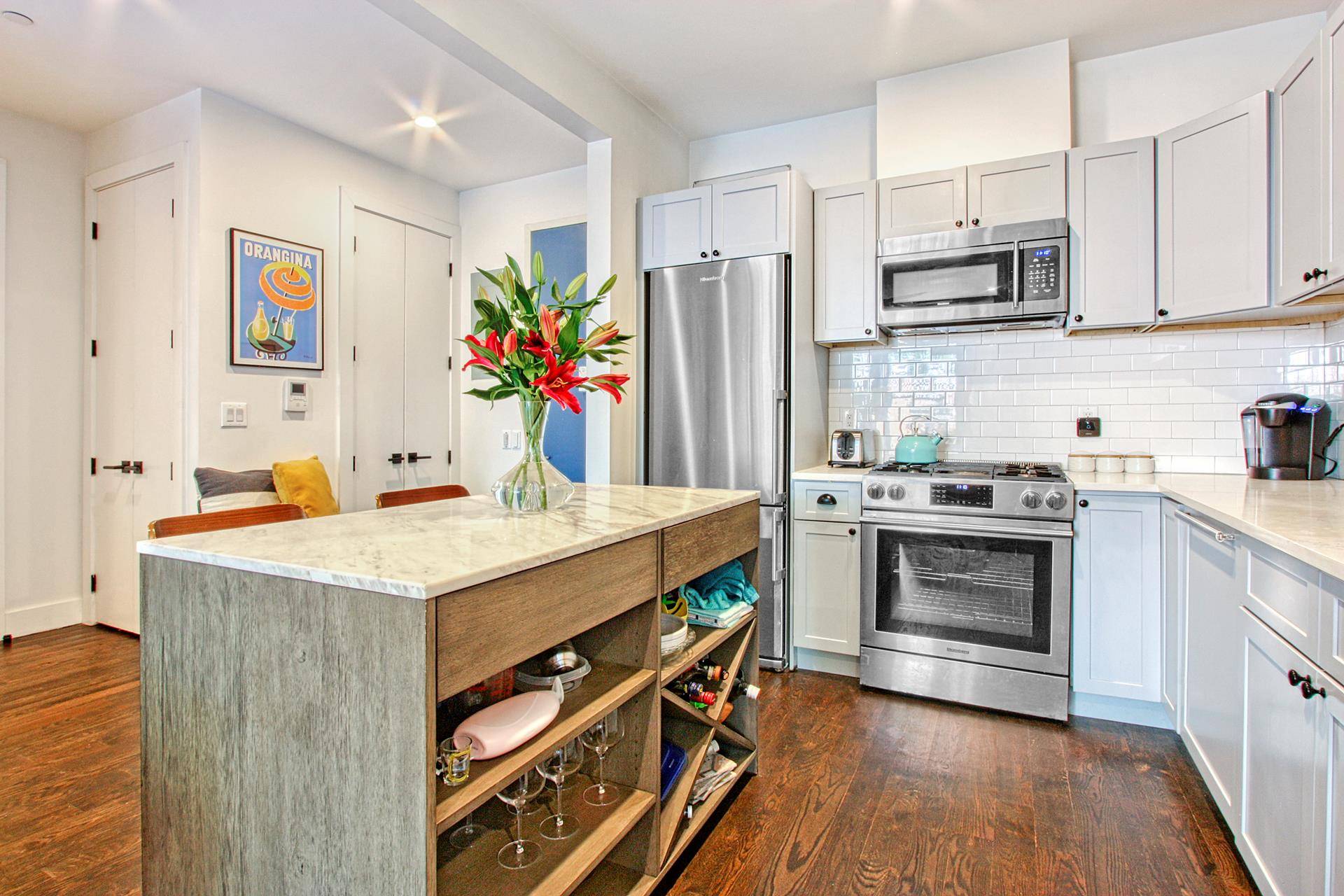 Make this chic 2 bed 2 bath with a tremendous backyard your new home in Bushwick !