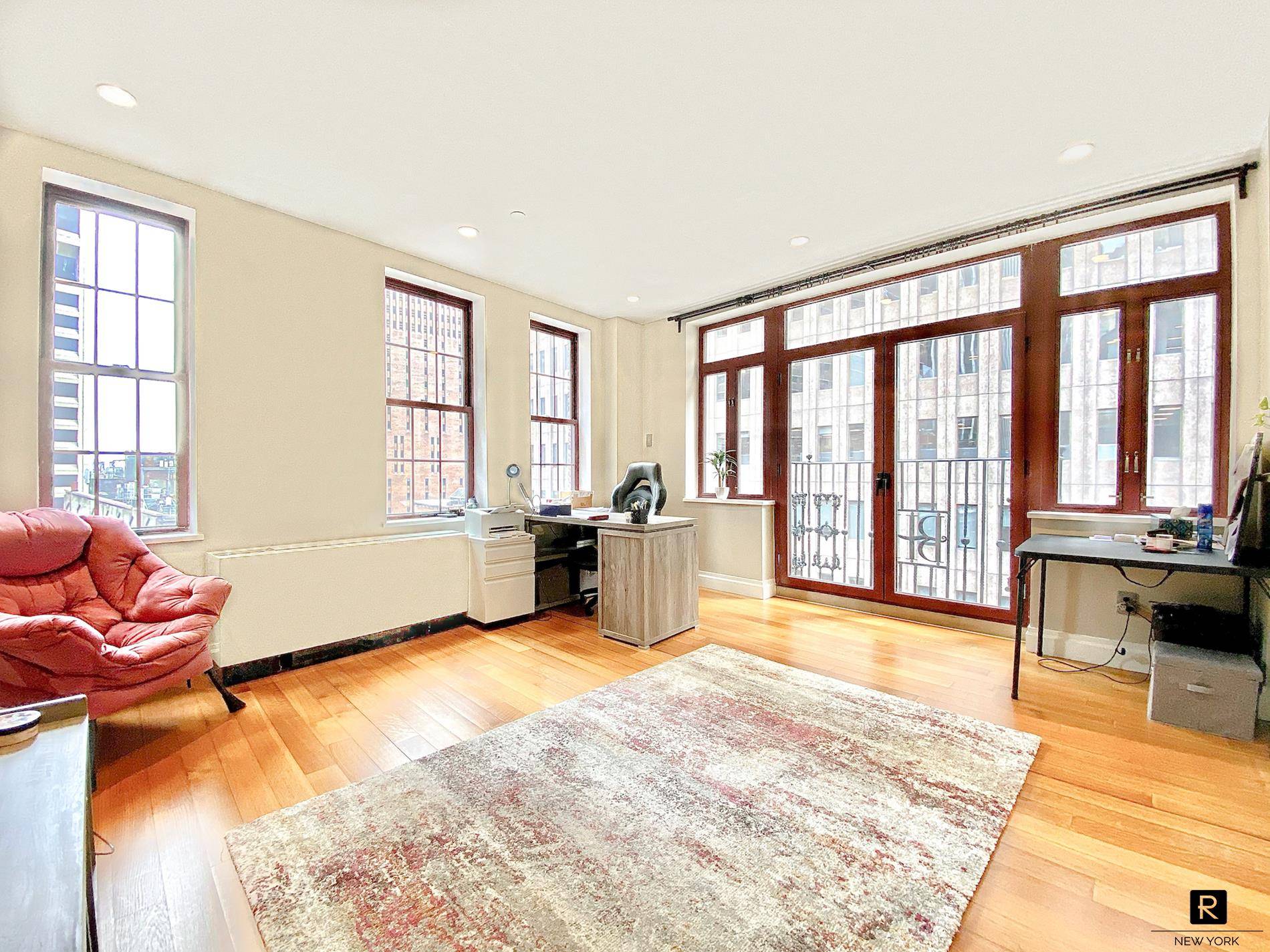 Welcome to this charming, bright, and perfectly designed corner residence in the heart of Financial District !