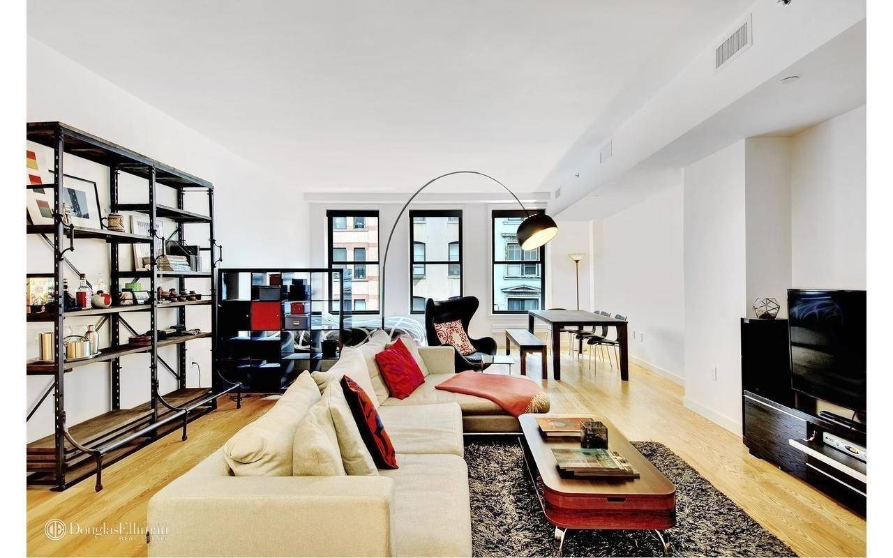 NO FEE or ONE MONTH FREE agents CYOF Open, airy, prime Tribeca LOFT is easily convertible to a huge one bedroom lease can include a 105 SF PRIVATE STORAGE unit.