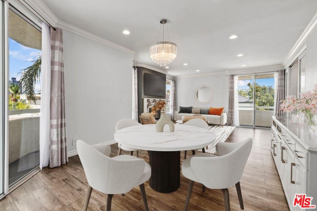 Dining Area Virtually Staged