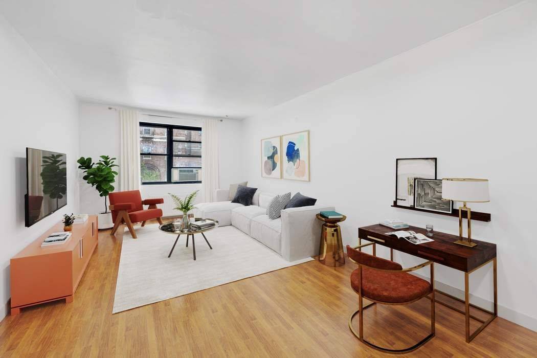 Residence 4R is an oversized convertible two bedroom home located in a well maintained condominium in Kips Bay.