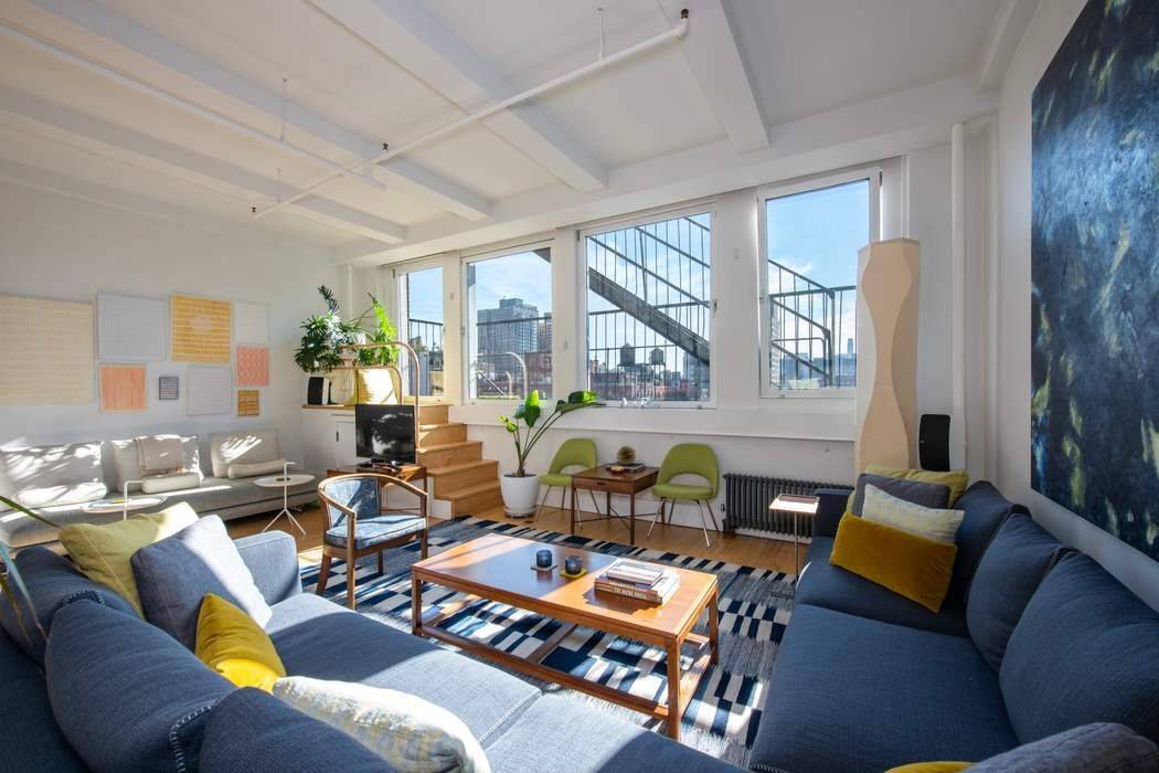 A quintessential NYC loft boasting an abundance of space, light, and views is located on a prime lower 5th Avenue street.