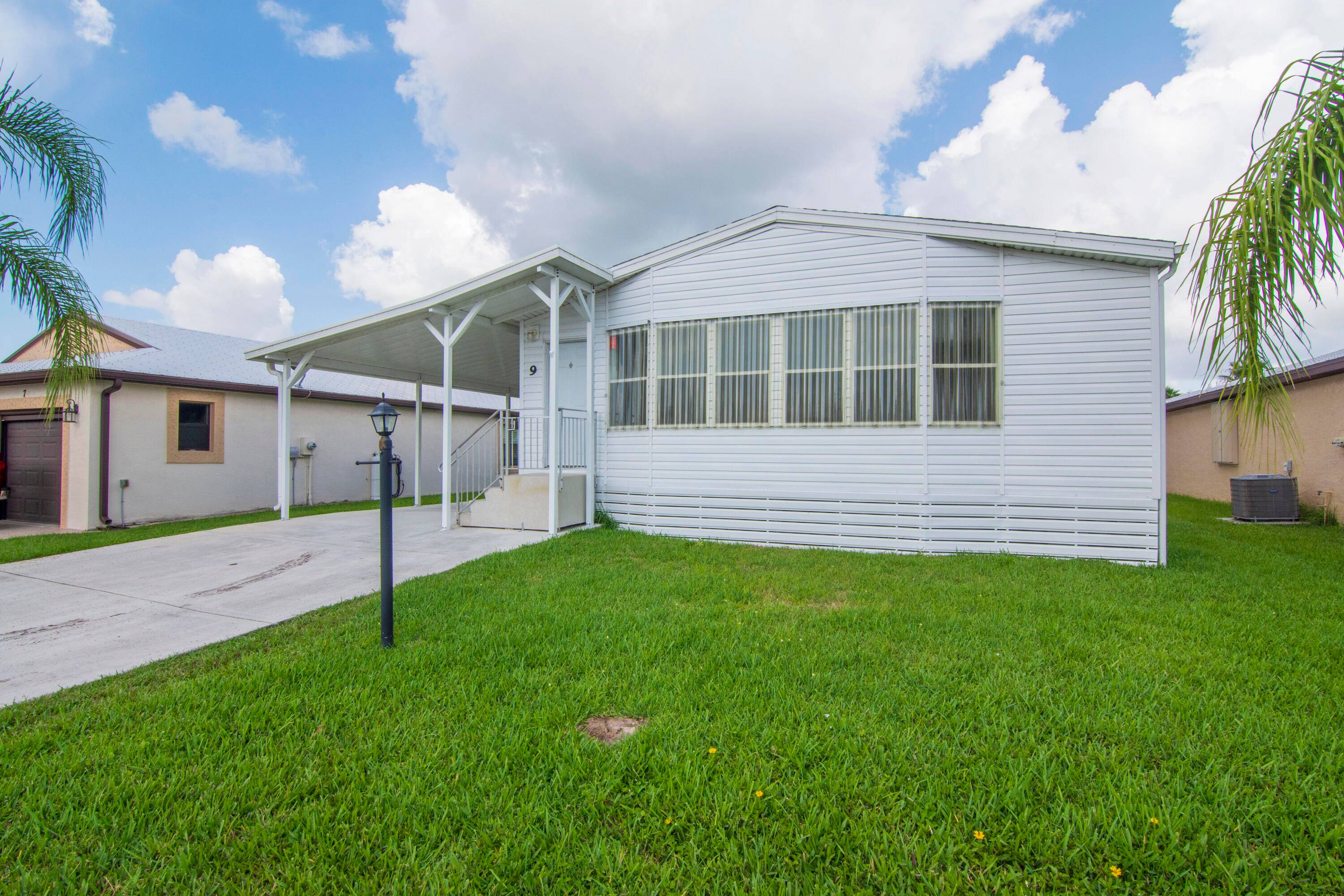 Come See This 2 Bedroom, 2 Bathroom Mobile Home located in a quiet, active 55 community with lots of amenities, including a swimming pool, clubhouse, Golf Tennis and much more.