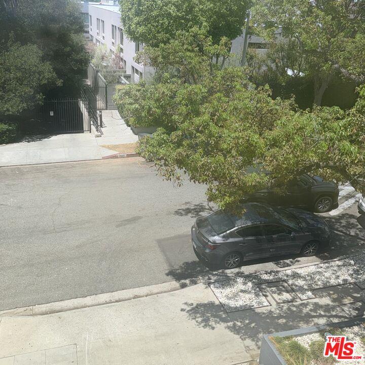 Street view from balcony