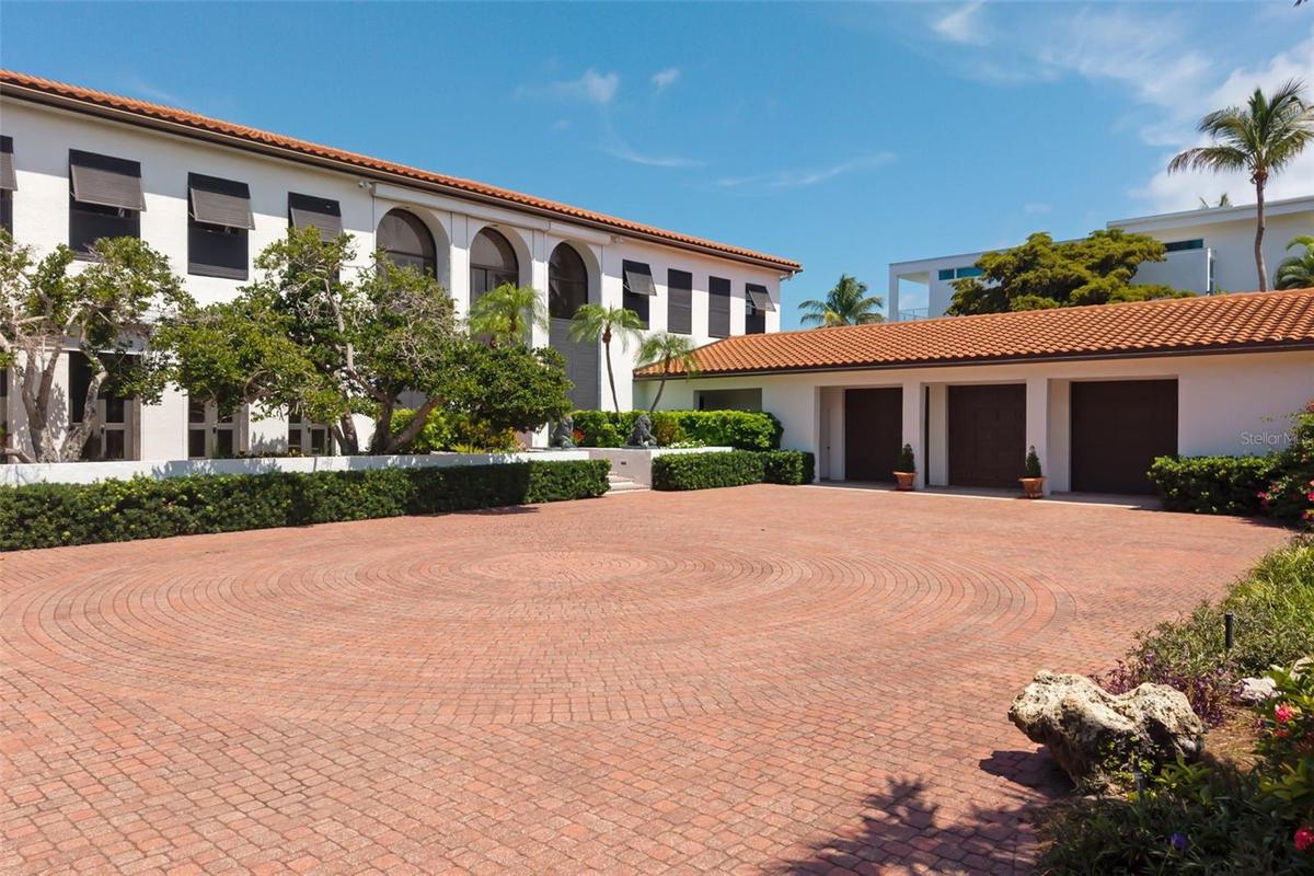 Impressive grande European style motor court