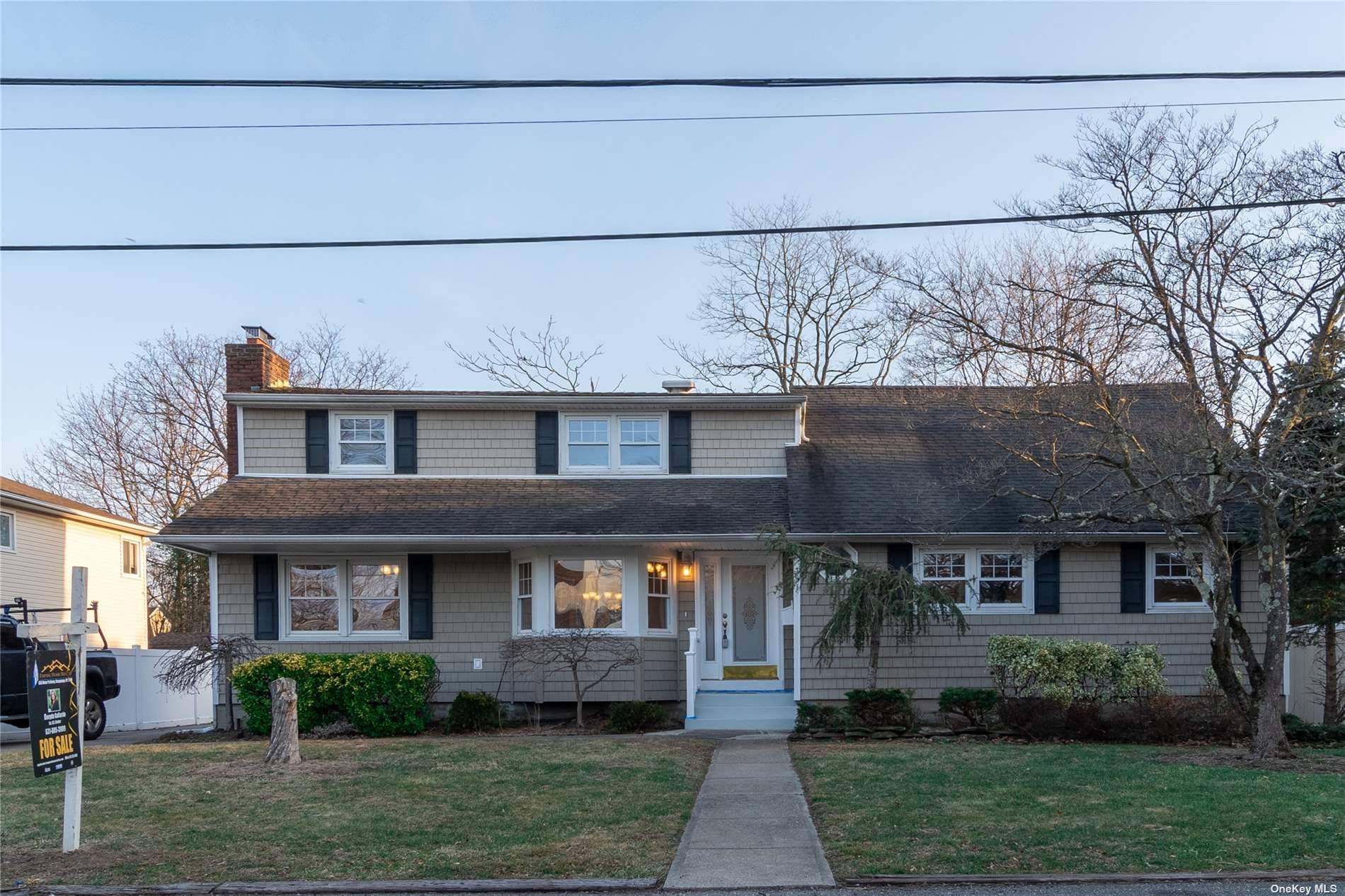 New to the Market ! ! This large extended colonial is seating on a dead end Located in desirable West Islip.