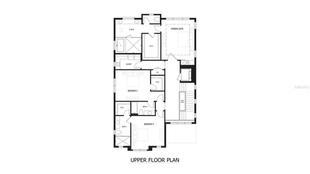 Upper Floor Plan (3rd Floor)