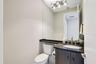 Second floor half bath.
