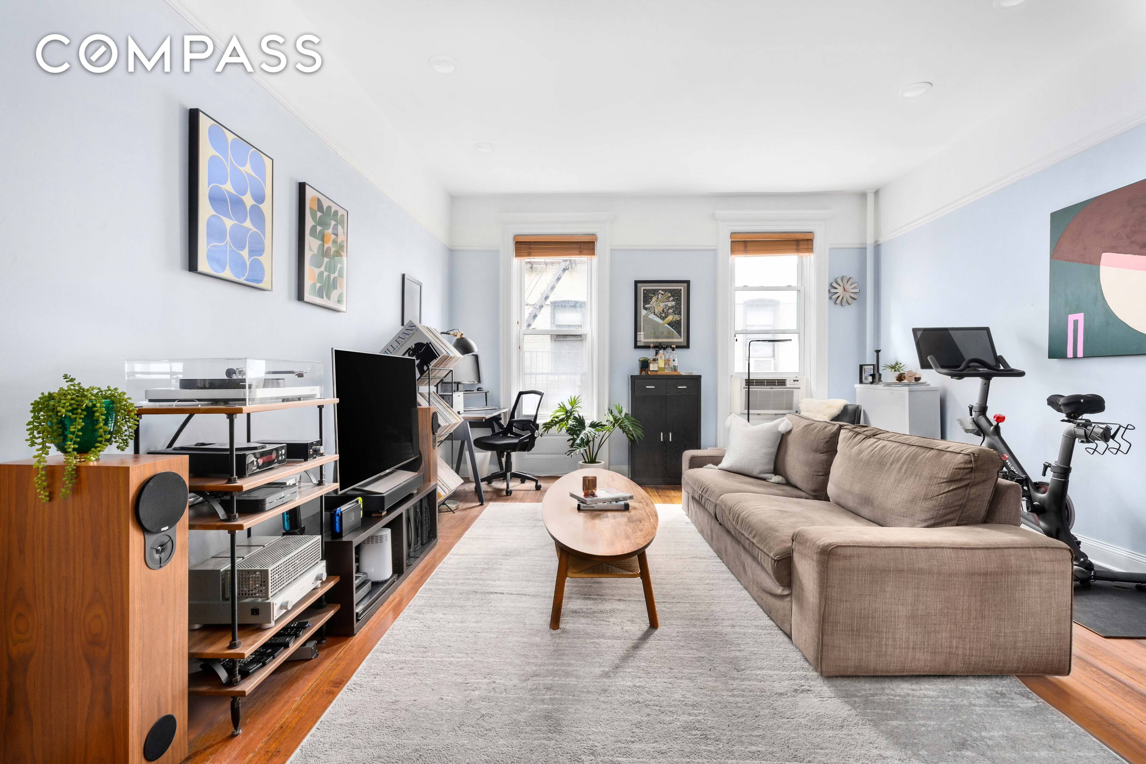 Situated on one of Park Slope s most idyllic blocks with extra wide sidewalks and lush trees, this charming one bedroom home is filled with lovely pre war details including ...