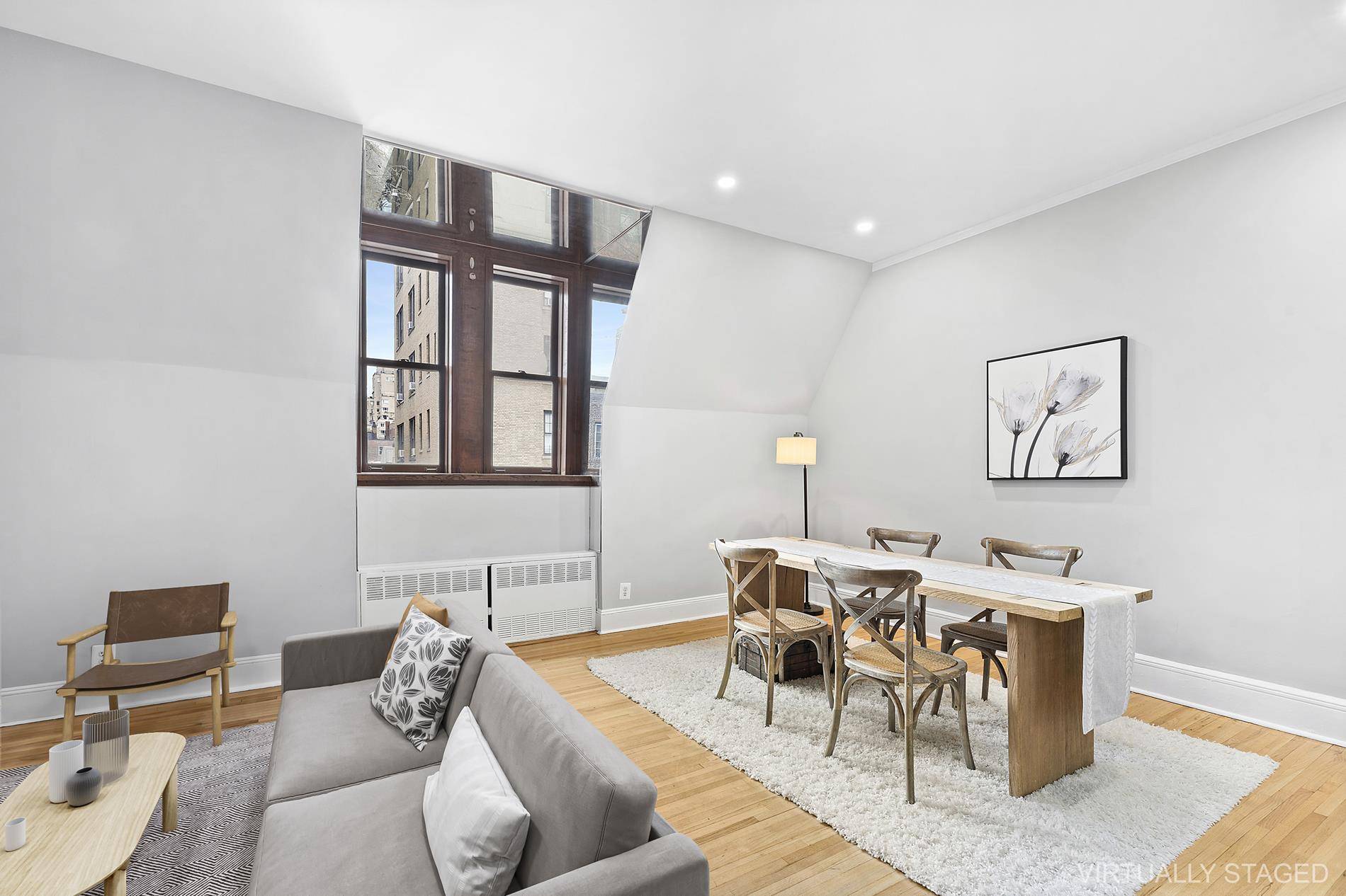 Welcome to this meticulously renovated 1 bedroom, 1.