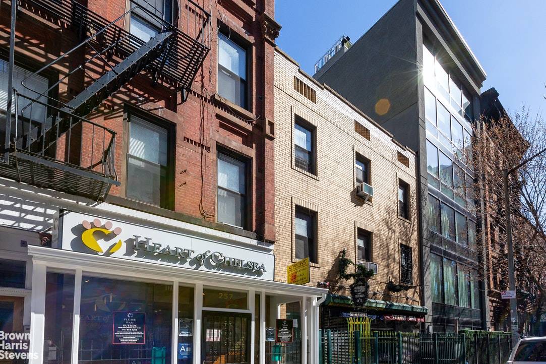 Rarely available opportunity to own a 26 foot wide building with air rights on a prime Chelsea block.