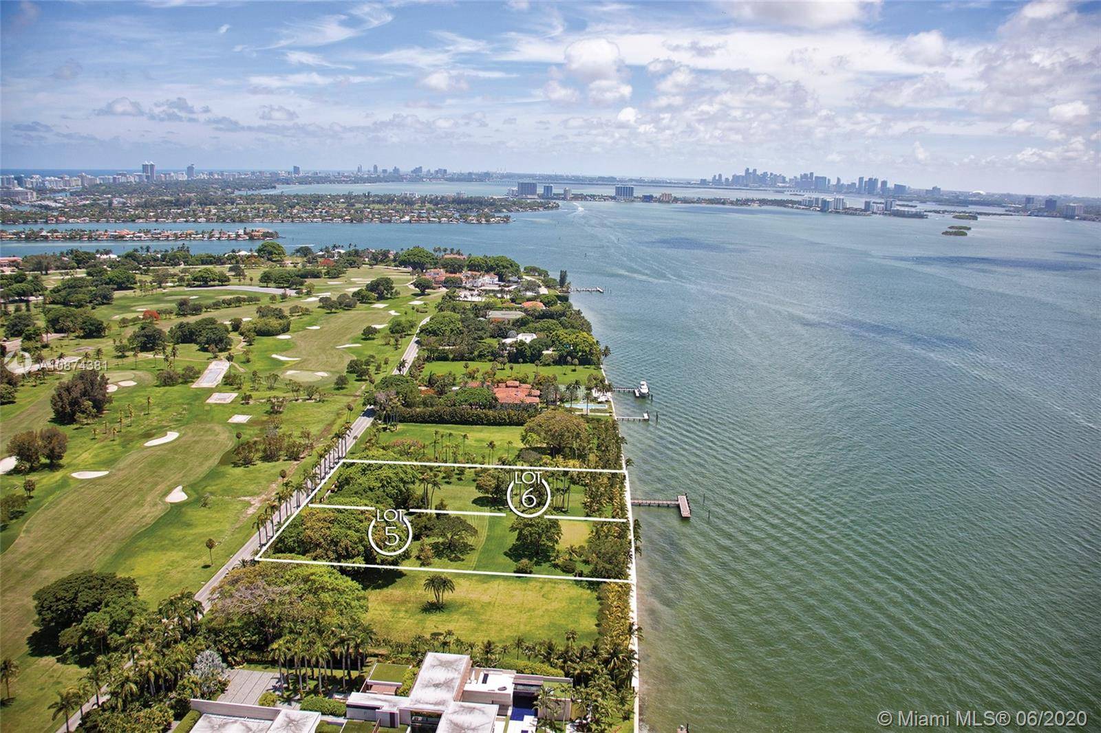 Located on prestigious, private, guard gated Indian Creek Village these amazing parcels of land Lots 5 6, offer stunning bay views and measure approx.