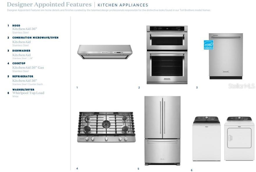 Designer-appointed features selected by our team of professional designers