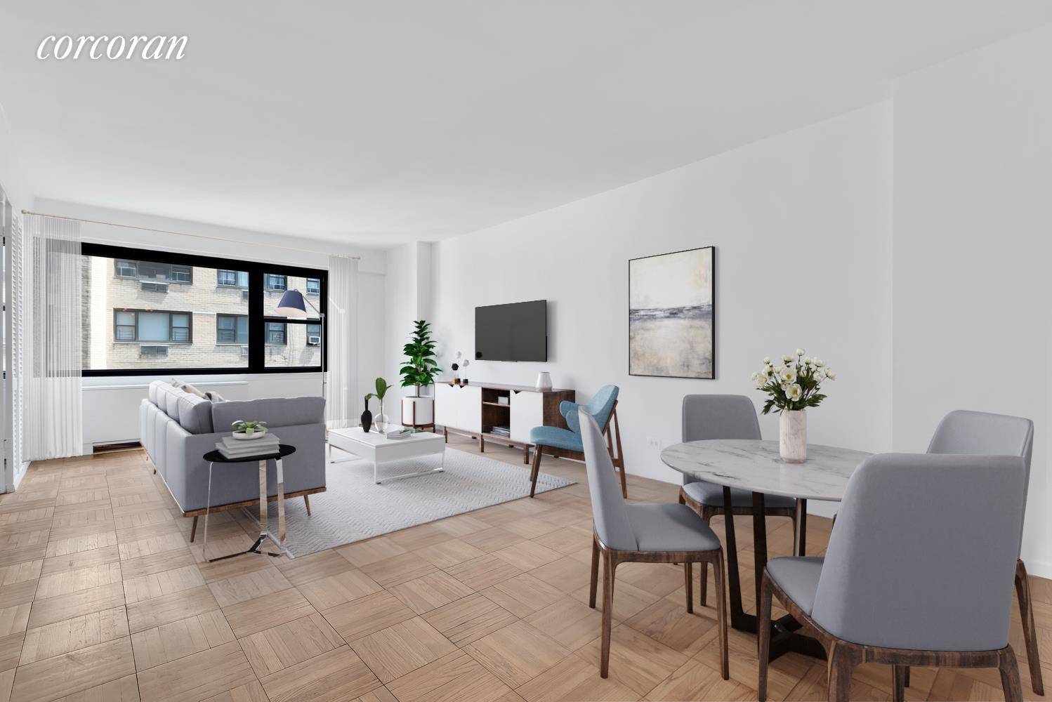 Welcome to this lovely north facing one bedroom apartment on the 8th floor of 333 East 66th Street with great light and a spacious layout.