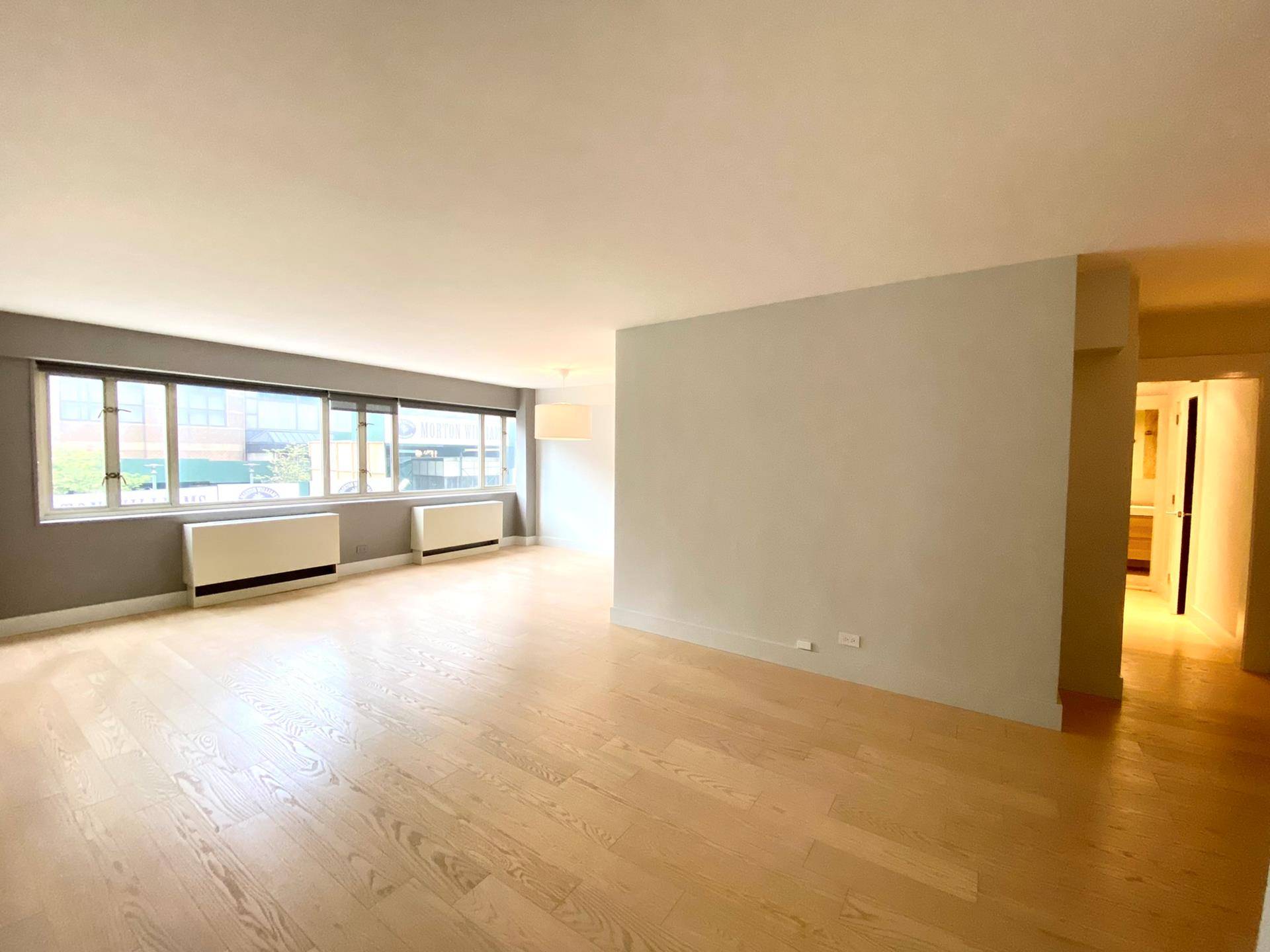 Spacious and renovated 1 bedroom with dining room located in prime Upper East Side condominium, the Beekman Townhouse, designed by Emery Roth amp ; Sons.
