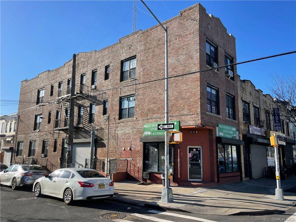 The subject offering is an 5, 560 SF mixed use building located on the corner of Pitkin Avenue and Chestnut Avenue in Brooklyn's East NY neighborhood.