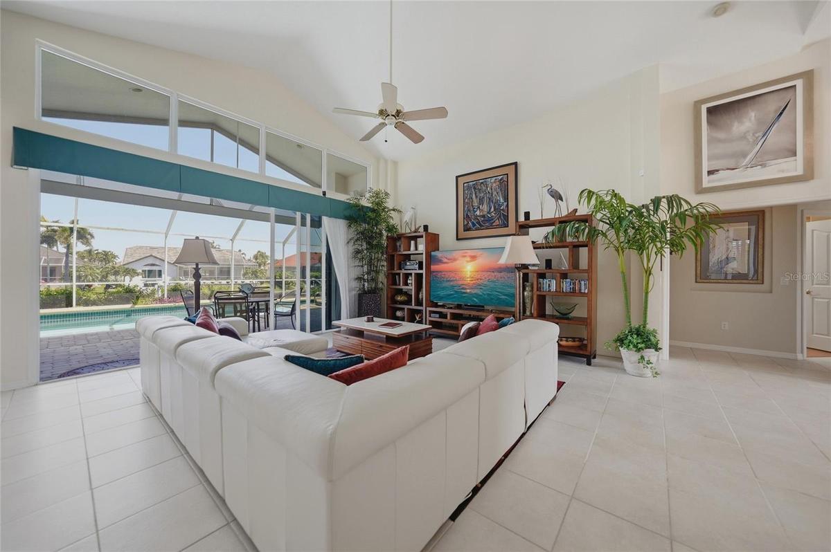 Great Room with Sliders to Lanai