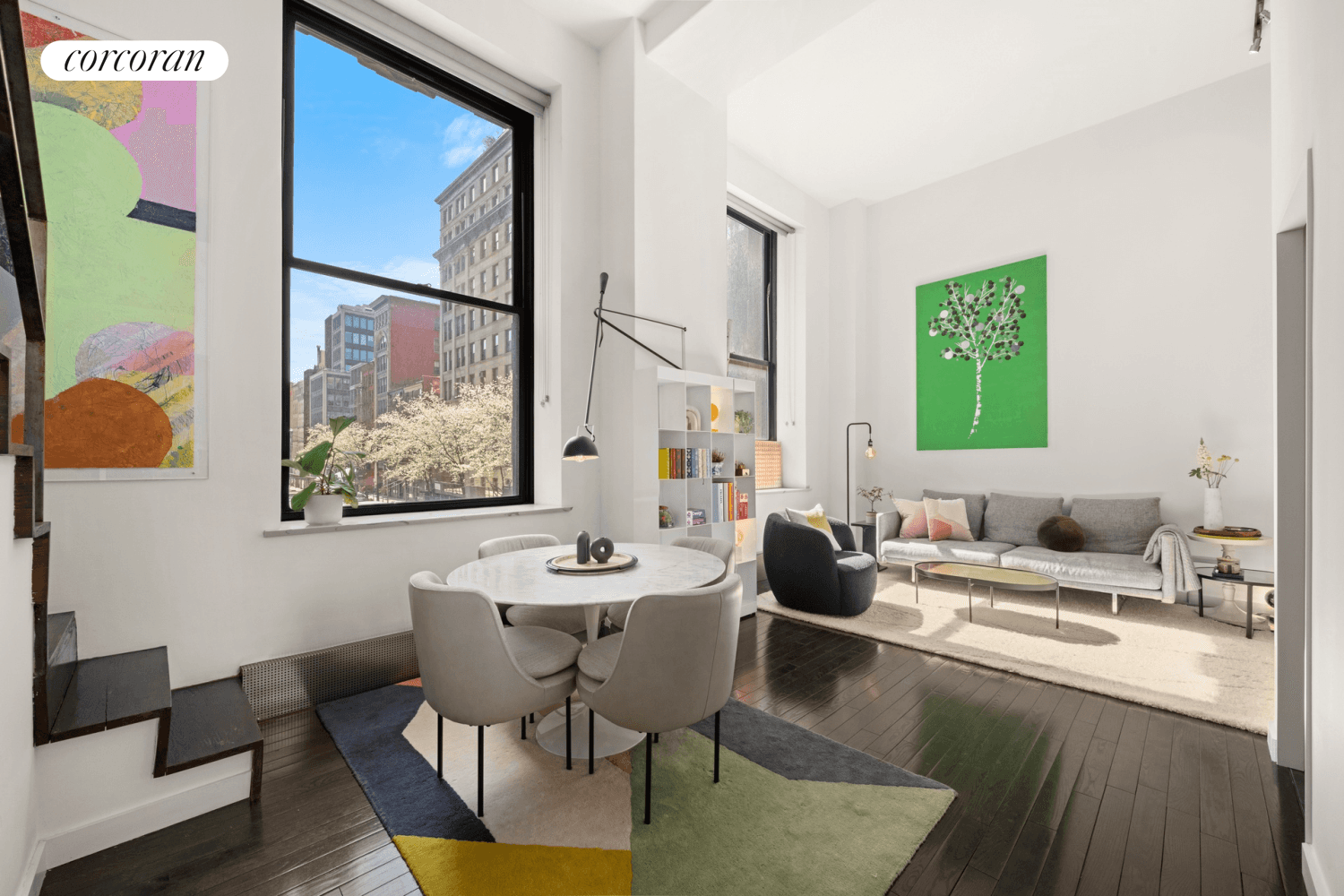 XXX Mint Greenwich Village Pre War Loft with 14ft CeilingsThe one you've been waiting for Apartment D201 is a chic, stylish, meticulously renovated Downtown loft that couples stunning interior design ...