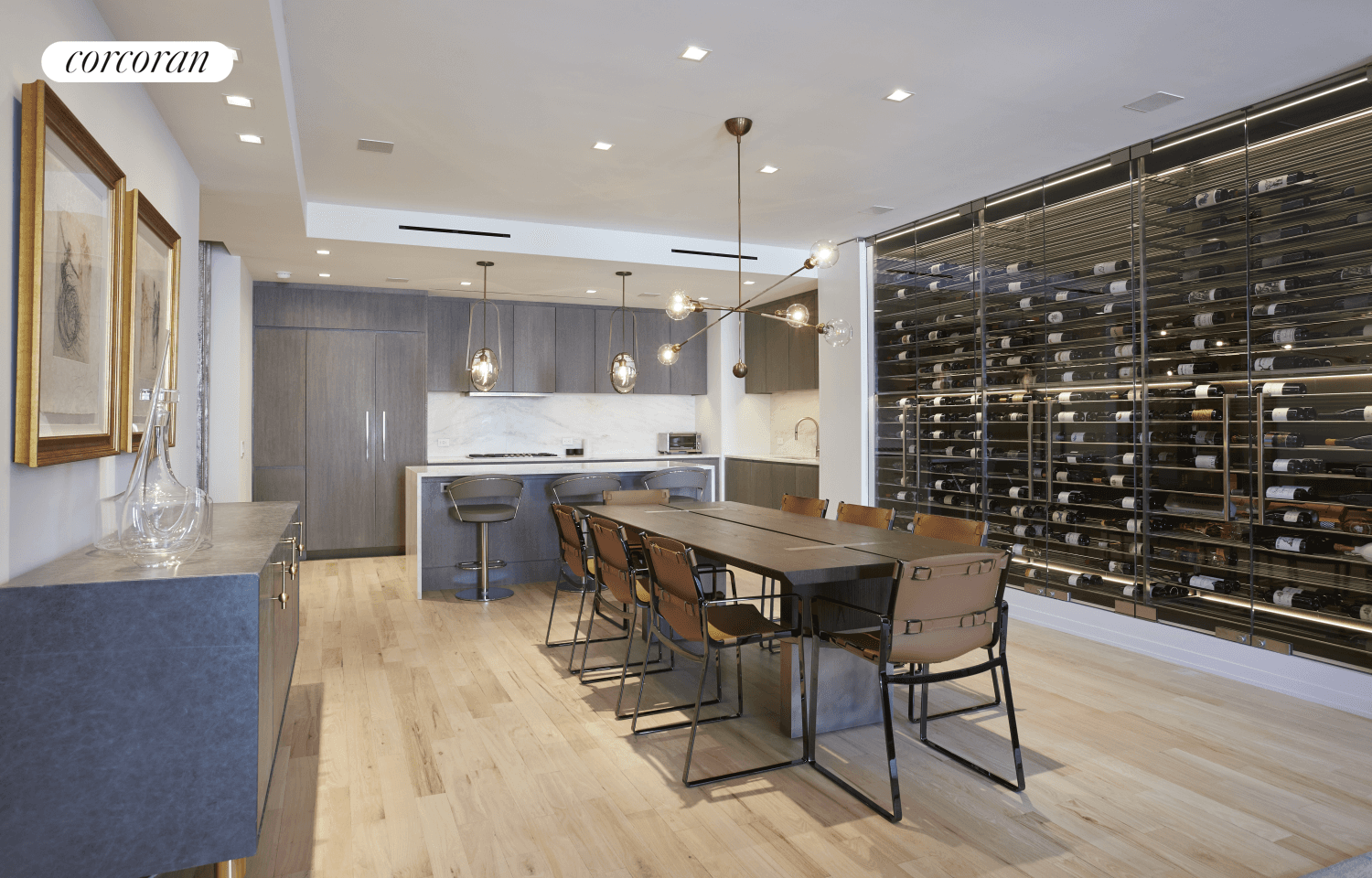 STUNNING RENOVATION IN RARE TOP FLOOR TRIBECA CONDO !