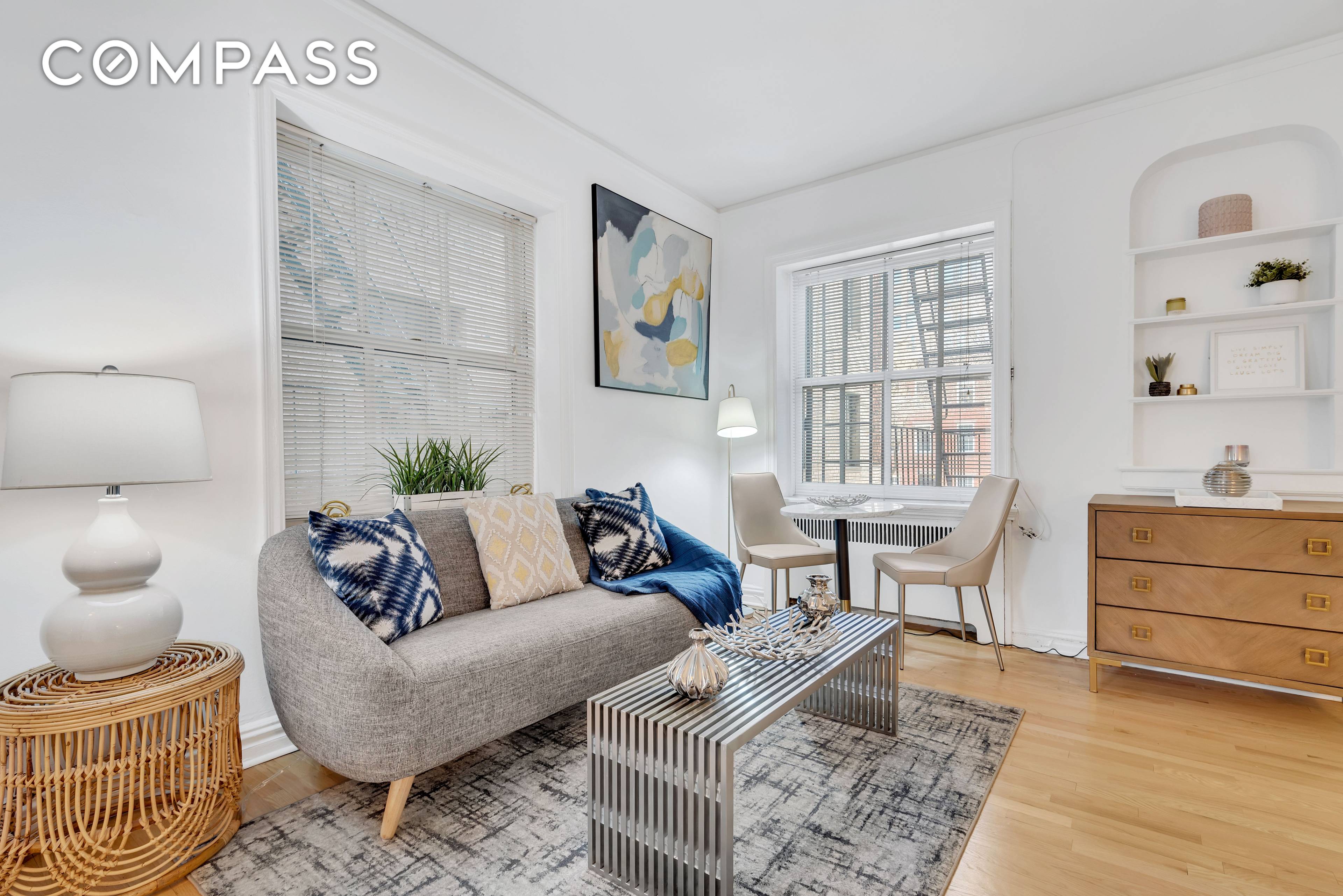 This charming, light filled corner studio residence is the quintessential Greenwich Village home !