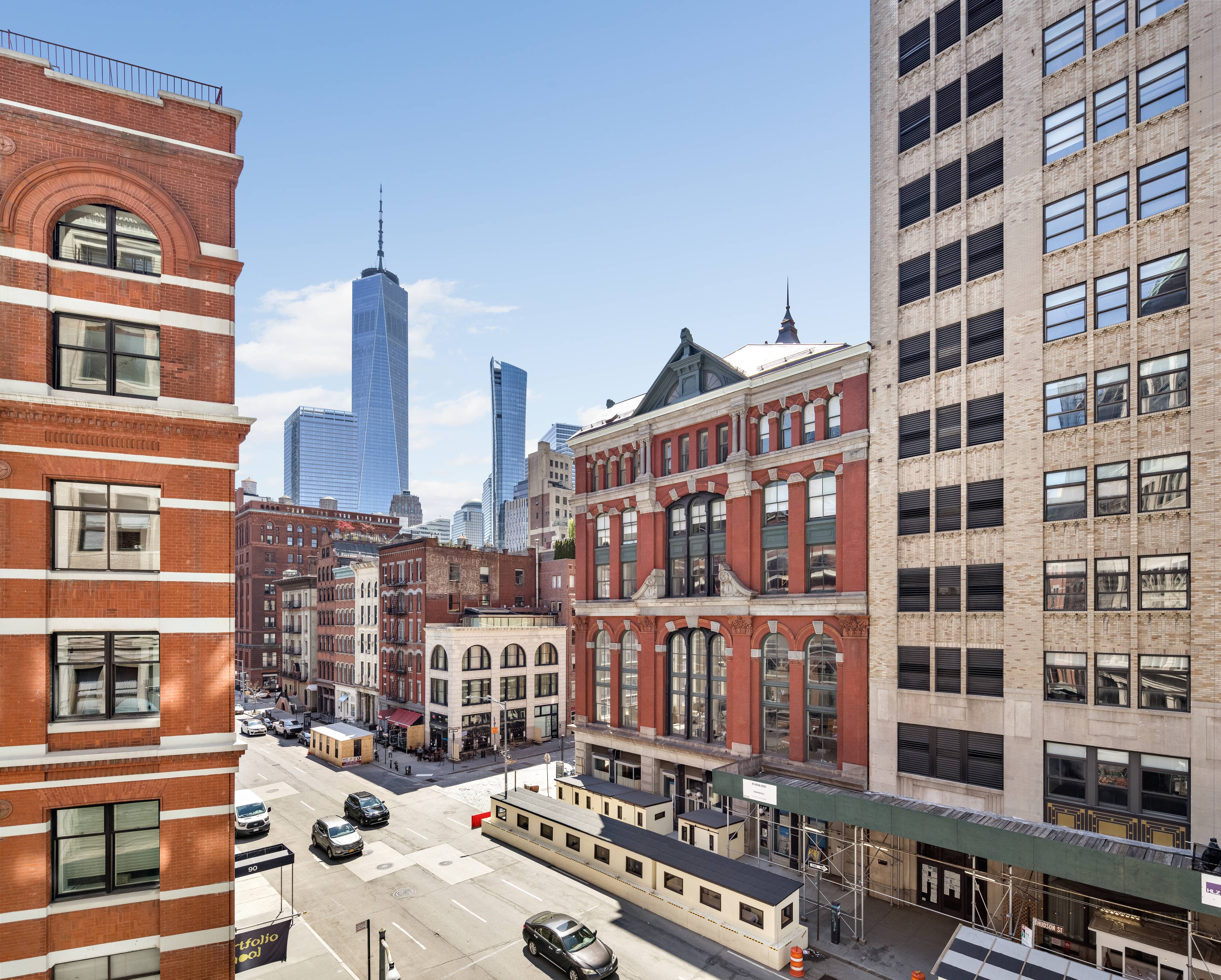 An unbelievable view from this quintessential TriBeCa loft !
