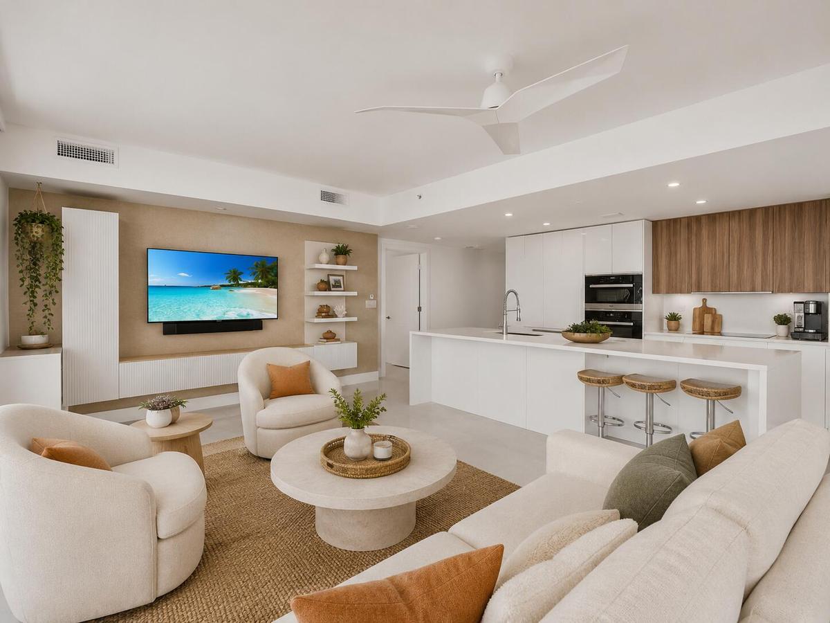 Large Open Living Space - Virtually Enhanced