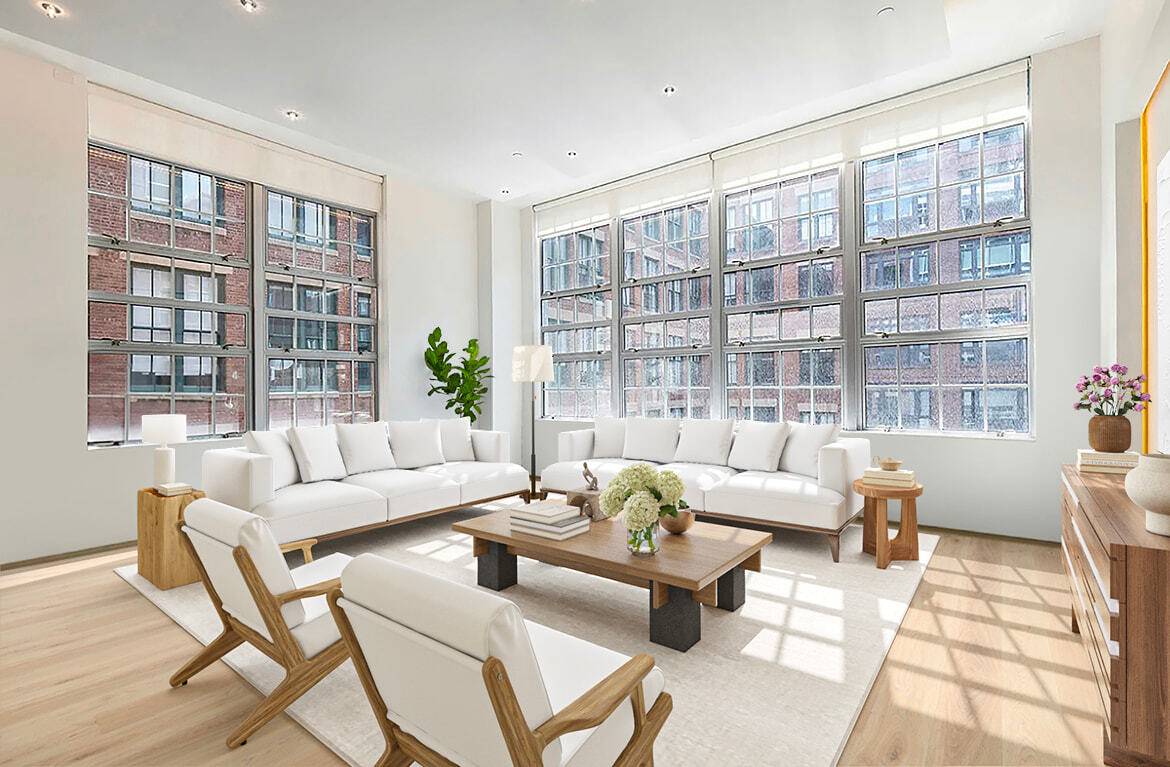 Mint condition turnkey loft available in one of DUMBO's most exclusive boutique condo buildings Welcome to this recently renovated and expansive 3 bedroom home located in a former Brillo daylight ...