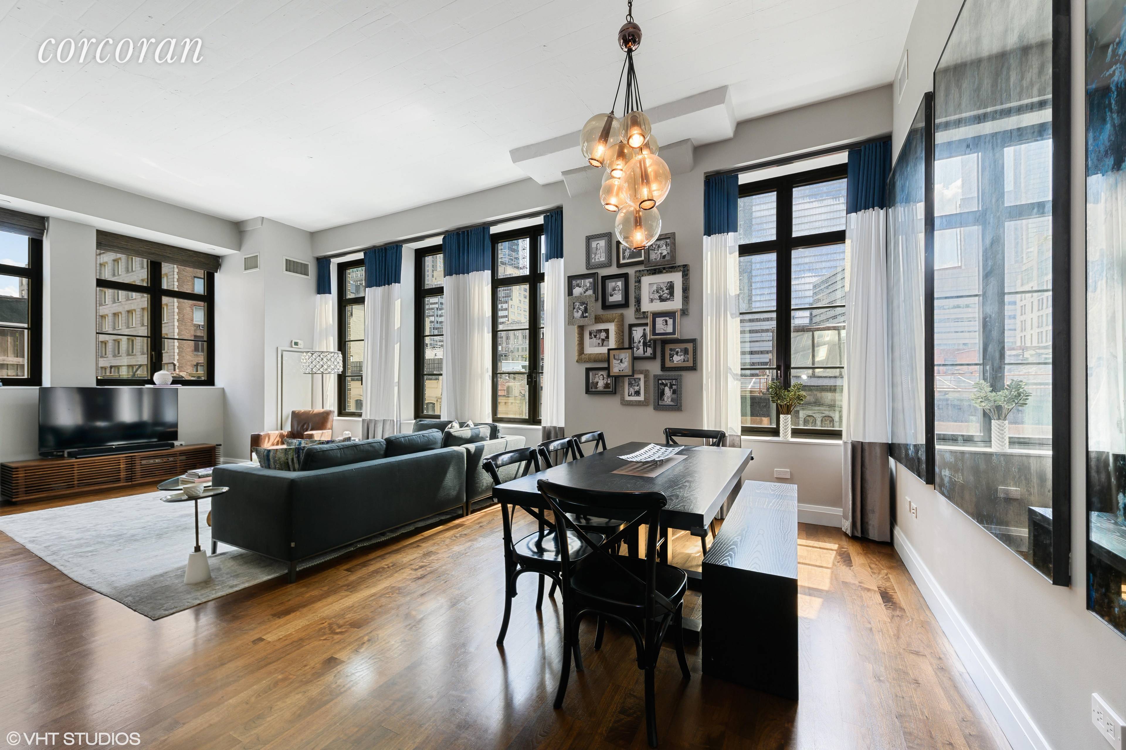 Welcome to 143 Reade, Unit 6C, a beautiful and bright three bedroom apartment in a full service condominium in Tribeca.