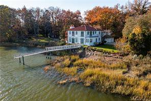 This breathtaking waterfront Mediterranean home is ideally located in the Tokeneke Association and prominently faces south toward Contentment Island.