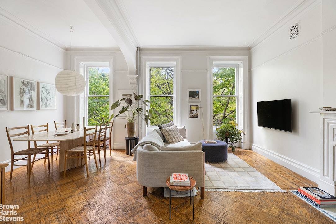 Presenting 245 Washington Avenue, a rare and enchanting 200' double lot compound nestled in the heart of historic Clinton Hill.