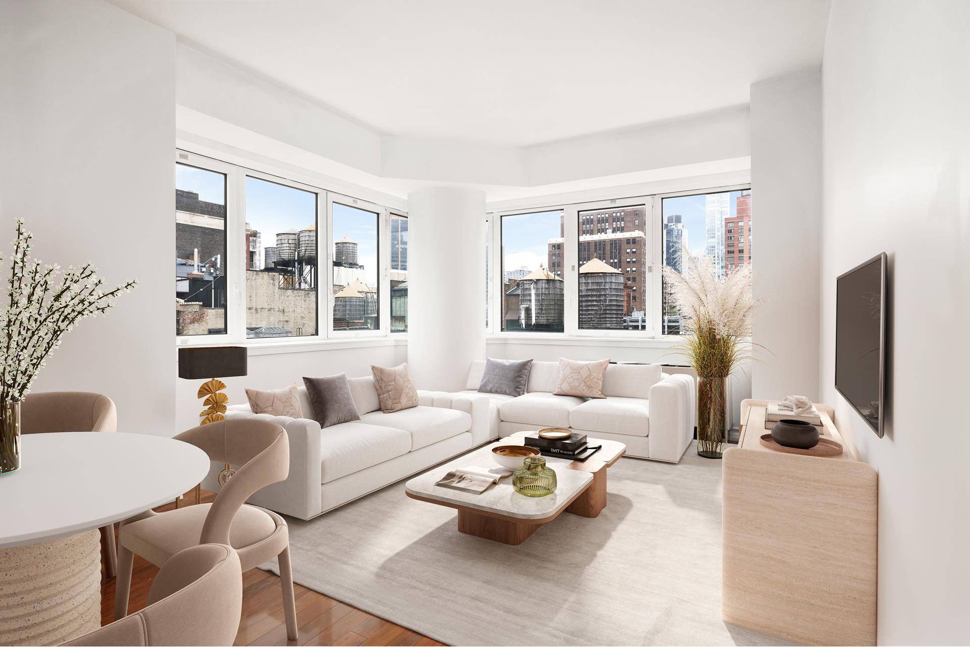 Welcome home to residence 23B at 425 Fifth Avenue, a beautifully designed, generously sized 2 bedroom, 2 bathroom home spanning over 1, 000 square feet.