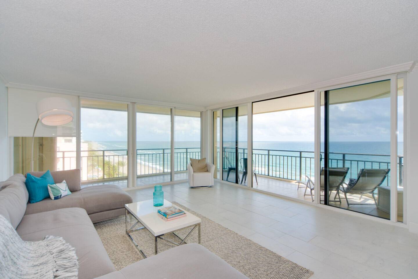 Renovated Lower Penthouse at Ocean Pines with jaw dropping direct ocean views offered turnkey furnished for the 2025 season.