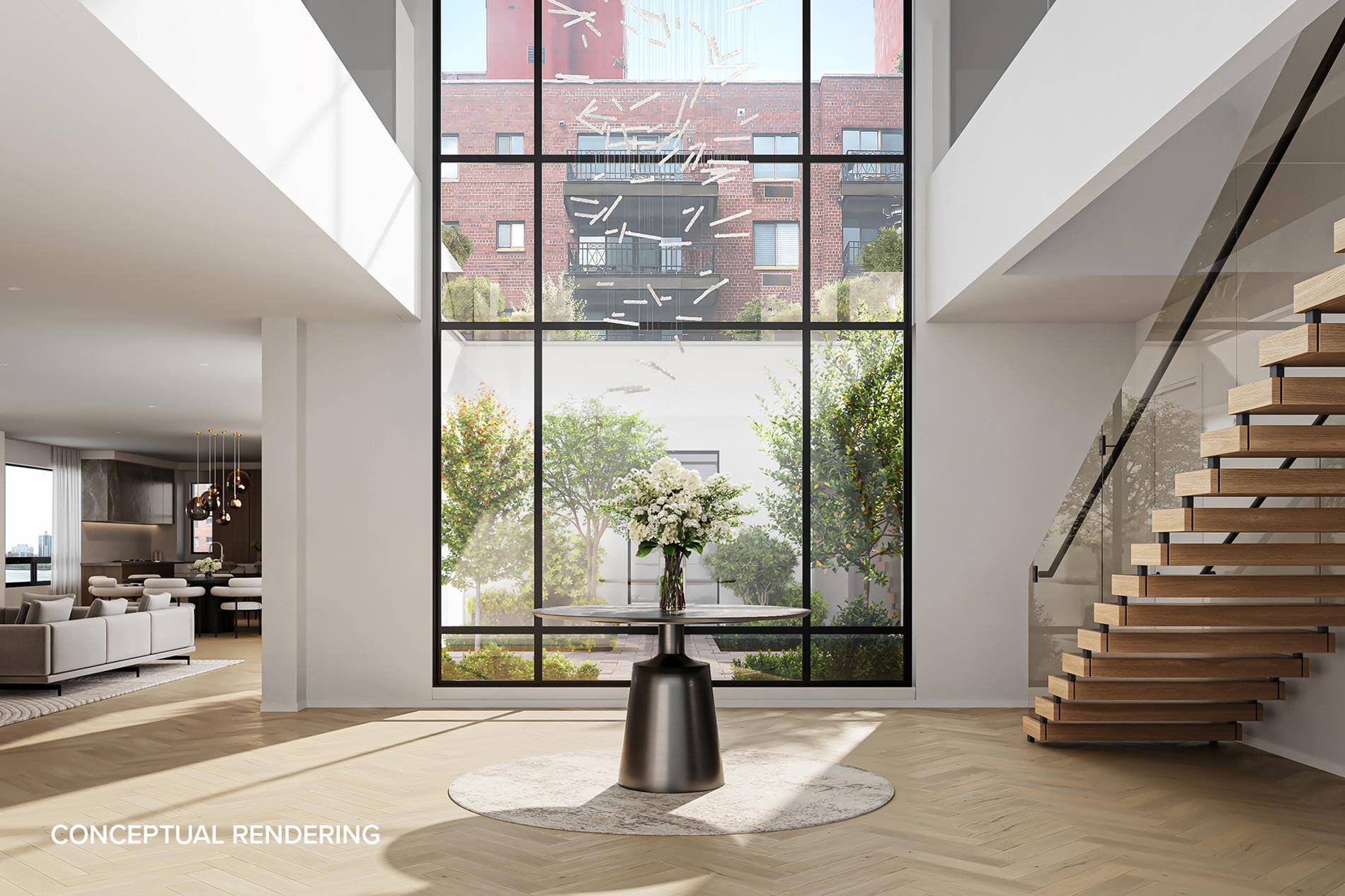 Introducing 165 Perry Street's reimagined contemporary penthouse primed for a complete renovation.