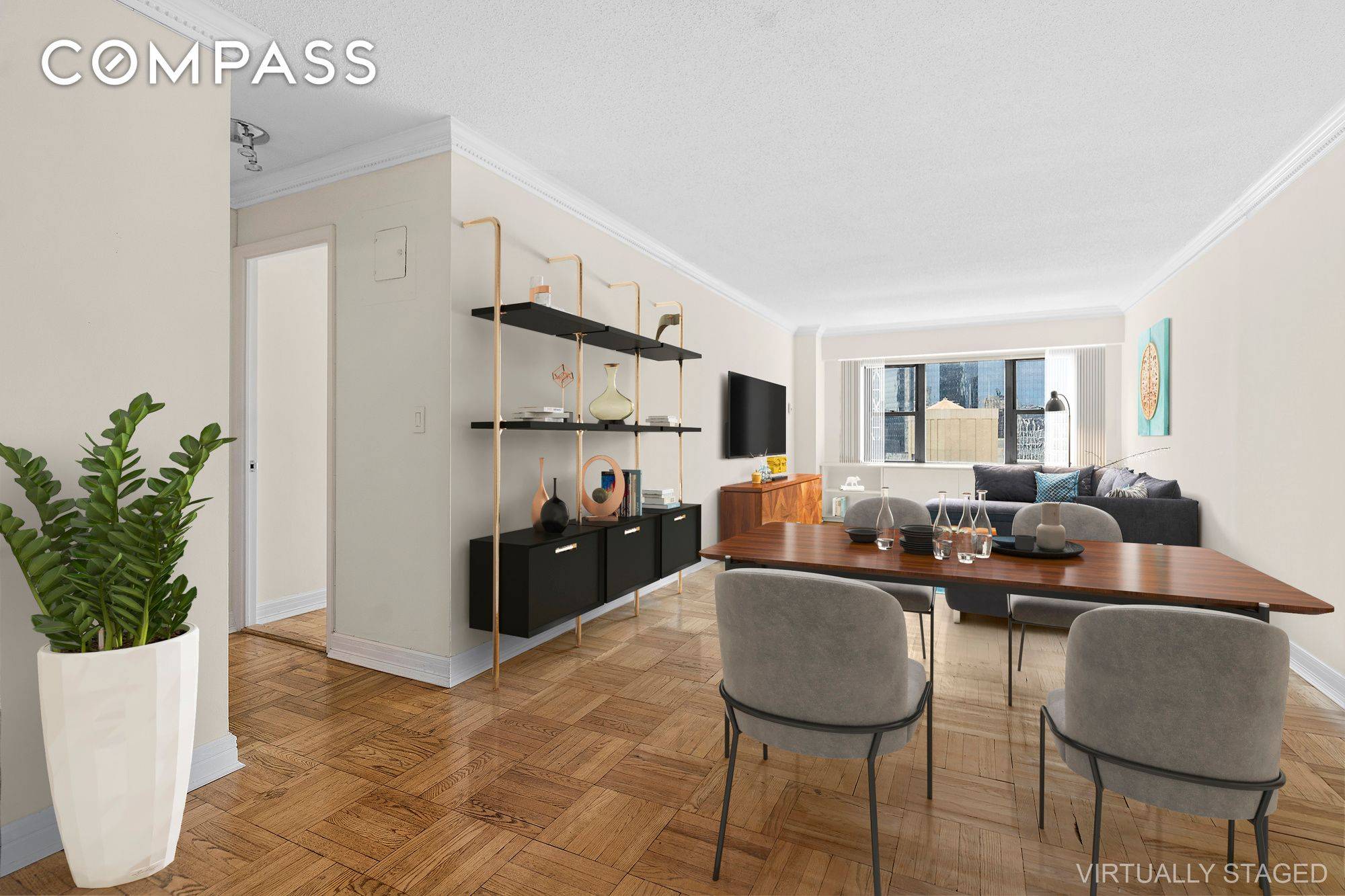 High floor mint one bedroom apartment with wide open views in the heart of the Upper West Side !