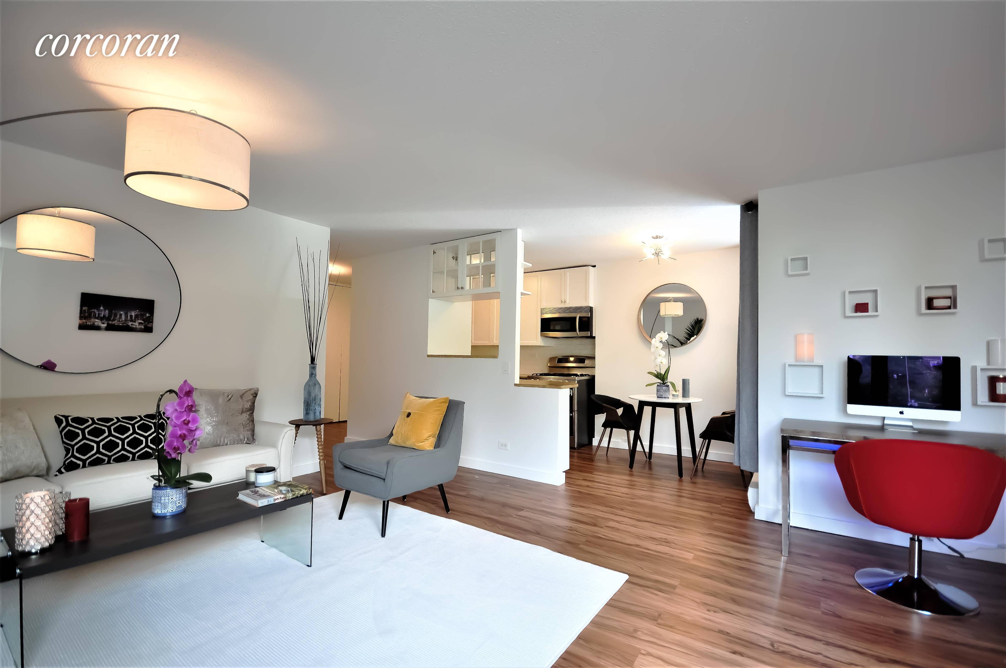 Best value, renovated two bedrooms two bathroom Condo apartment that can easily be converted to a three bedroom home.