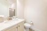 Full bathroom with vanity and tub shower combination in Kissimmee Florida vacation home