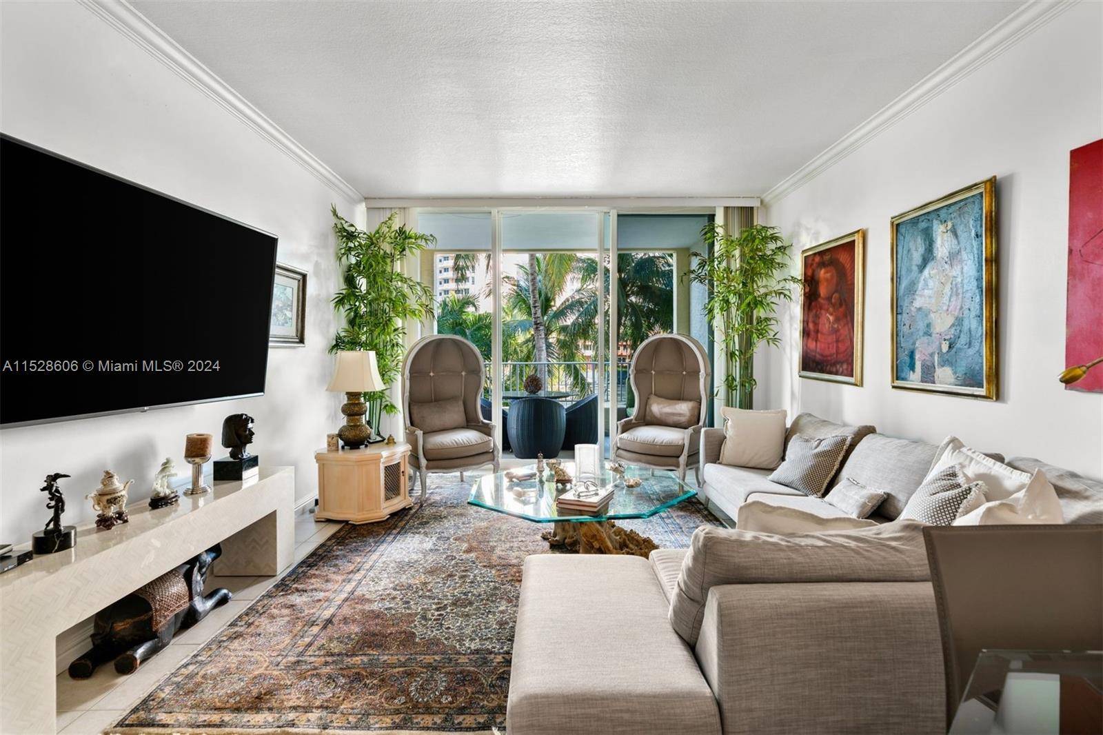 Discover this spacious and bright two bedroom in the heart of Key Biscayne.