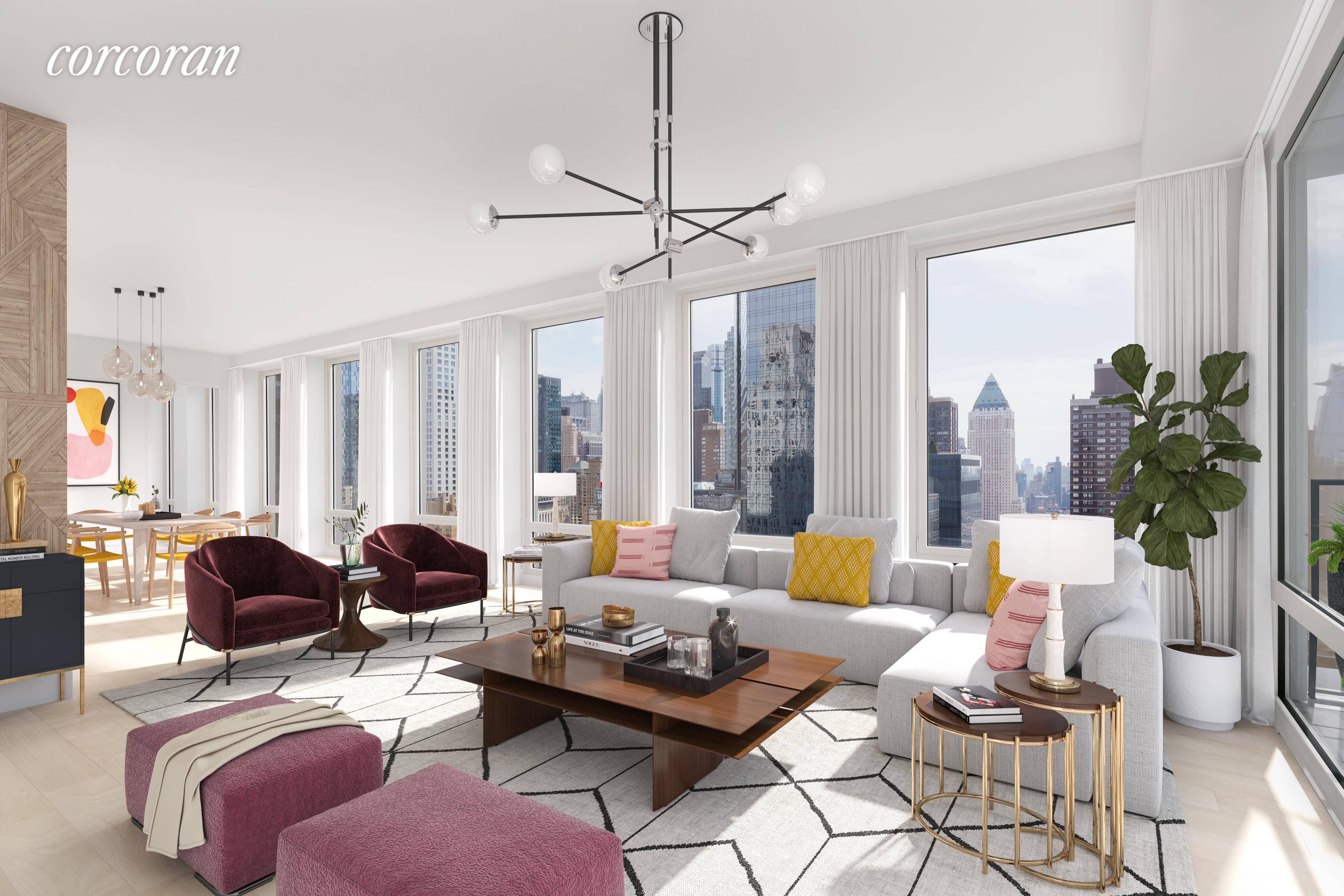 LAST PENTHOUSE AVAILABLE in NYC's newest condominium in NYC's most coveted neighborhood.