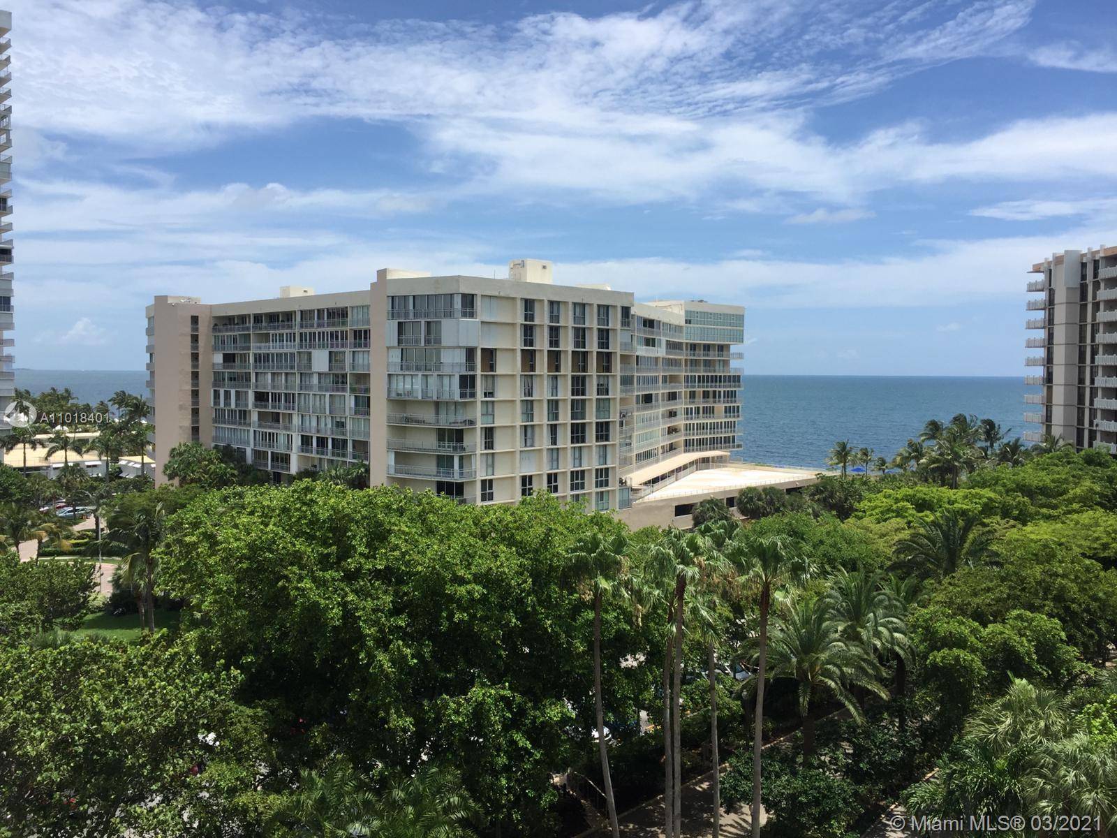 Just listed renovated corner unit at The Towers of Key Biscayne.