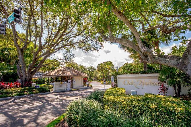 Tucked away in the gated intracoastal community of Oak Harbour in Juno Beach sits a striking 3 bedroom, 2.