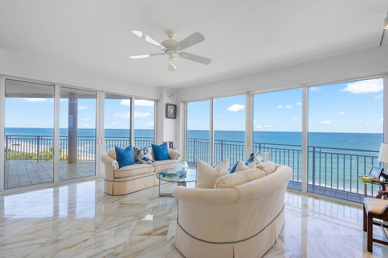 Rare Opportunity to own one of Jupiter Beach's most exquisite Penthouse Condos in Jupiter by the Sea.
