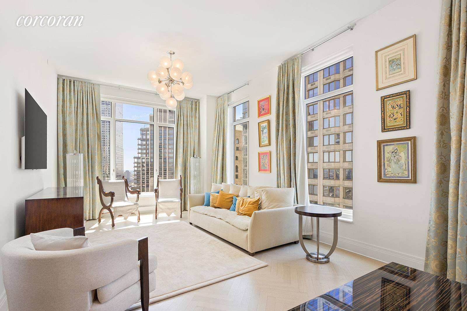 New to Market ! Located at 30 Park Place, Four Seasons Private Residences New York Downtown, this 52nd floor southeast corner residence features extraordinary light and views from its dual ...