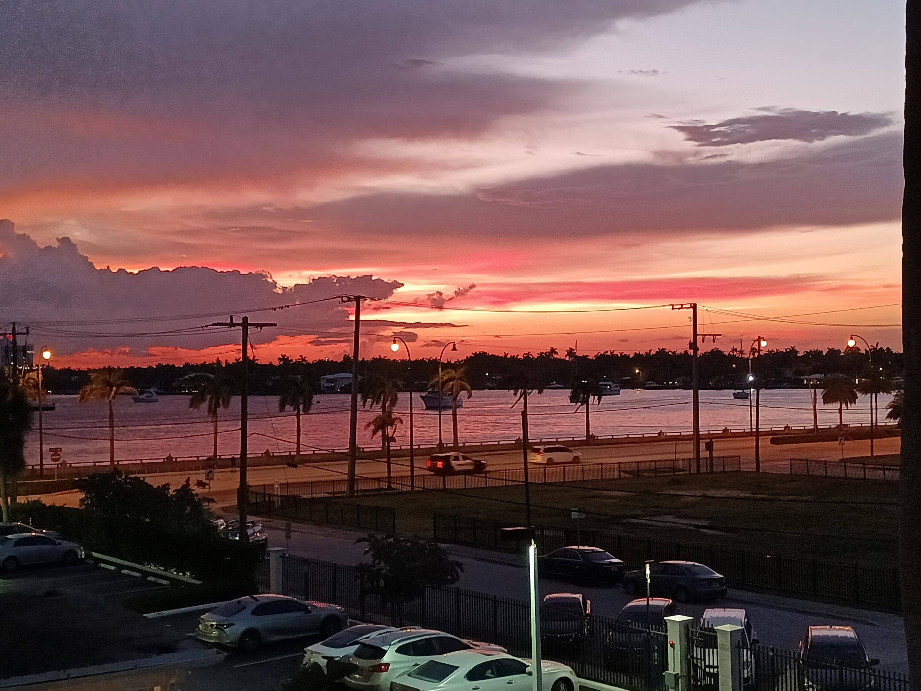 Watch the awe inspiring sunsets over the intracoastal while you relax on your spacious balcony.