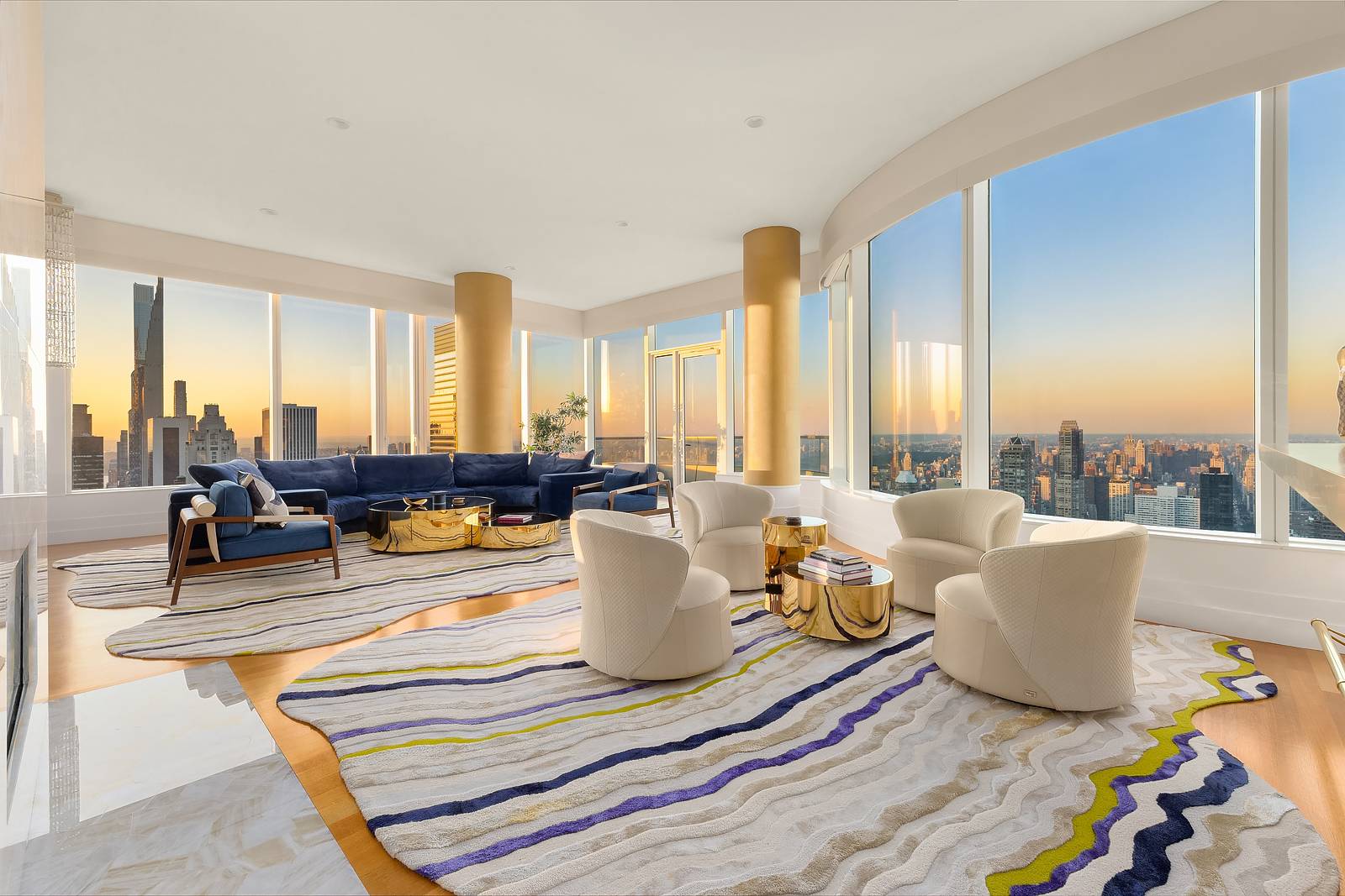 252 East 57th Street, 62A Designer Sky Mansion w Balcony in the Most Luxurious Building in Sutton Place.