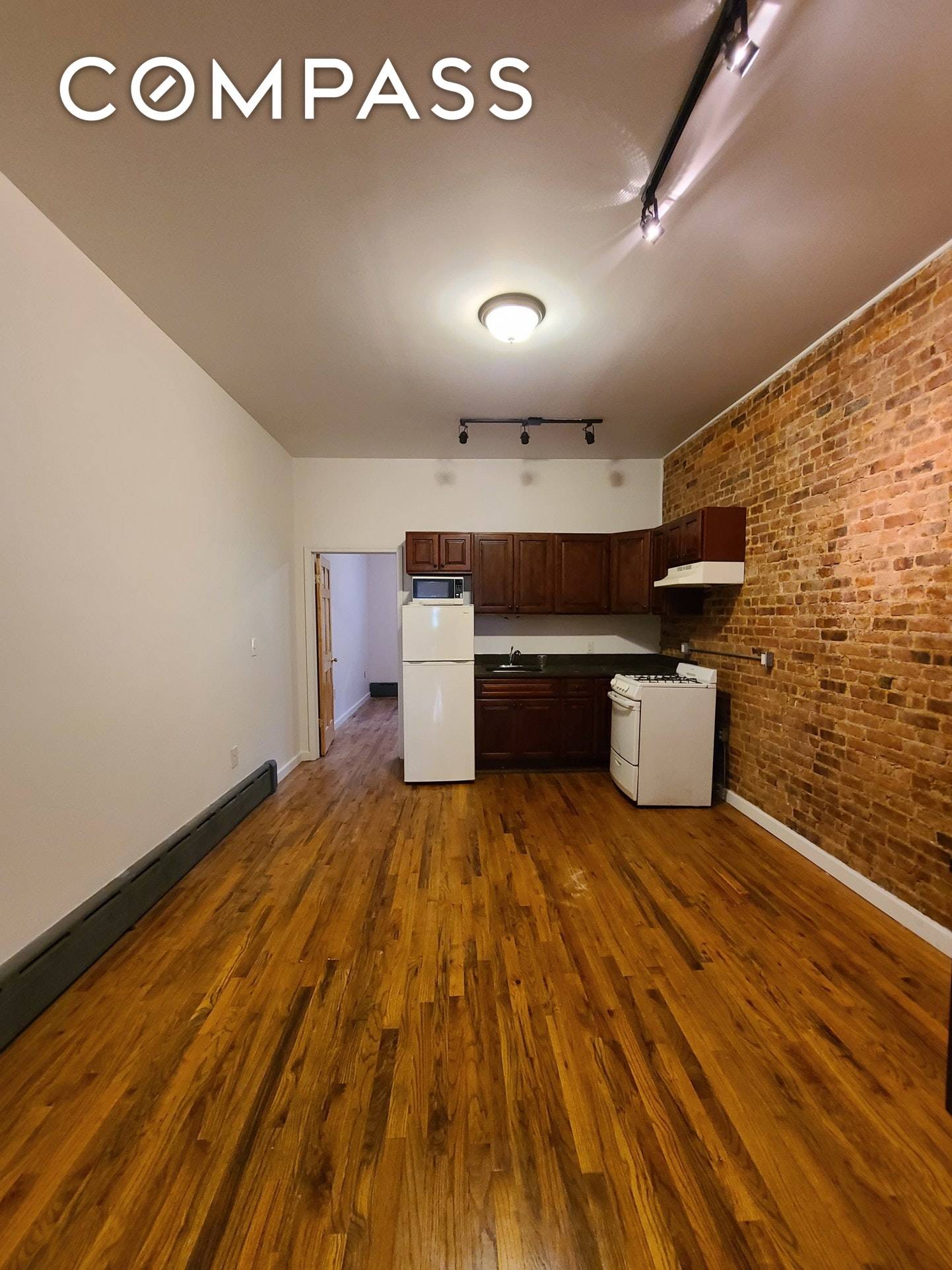 Located in bustling, prime Bushwick, this two bedroom apartment is available on the first floor of a six unit apartment building.