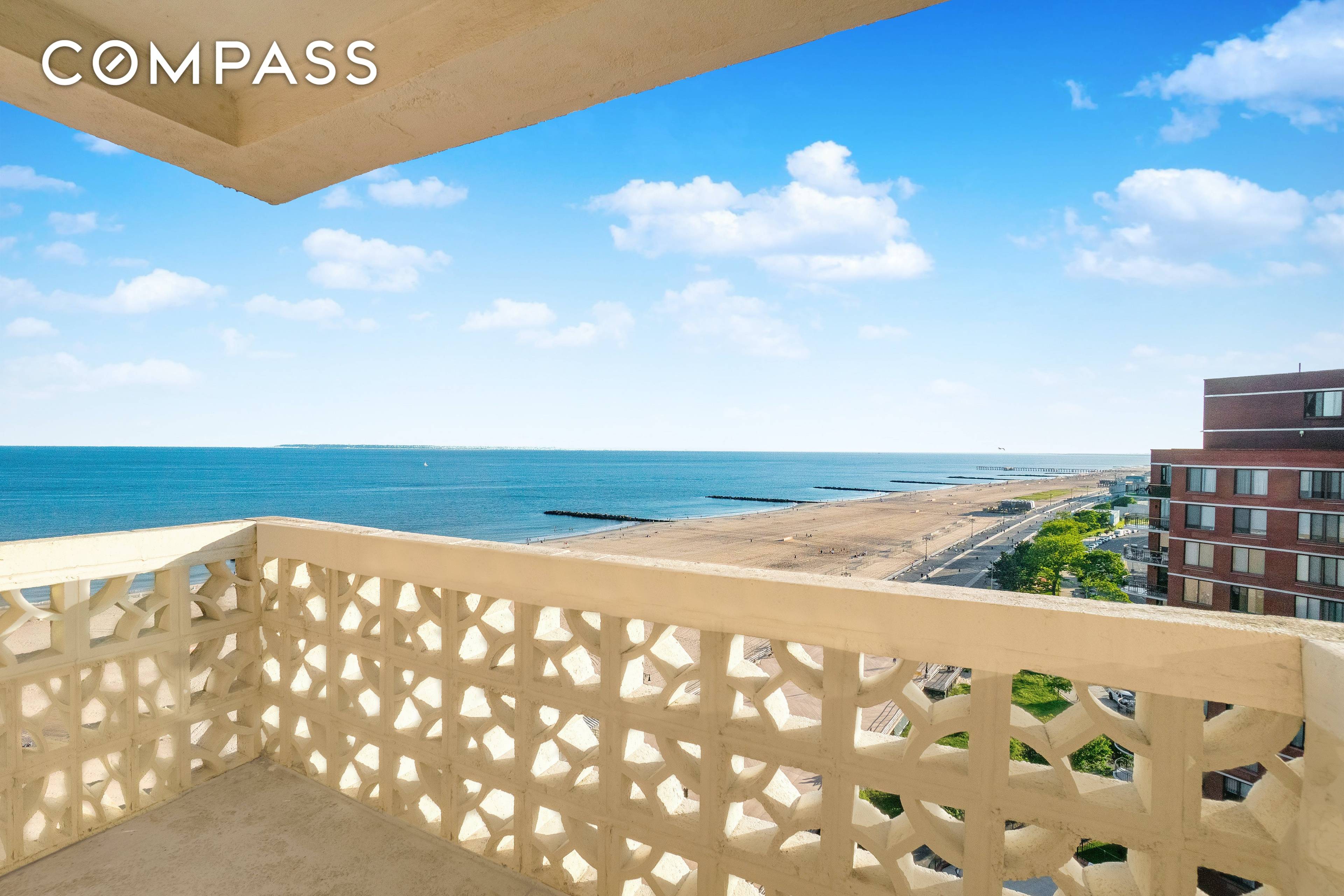 PRICE IMPROVEMENT ! ASKING 599K BEACHFRONT Wake up to breathtaking ocean views in this over sized one bedroom co op in tranquil Brighton Beach.