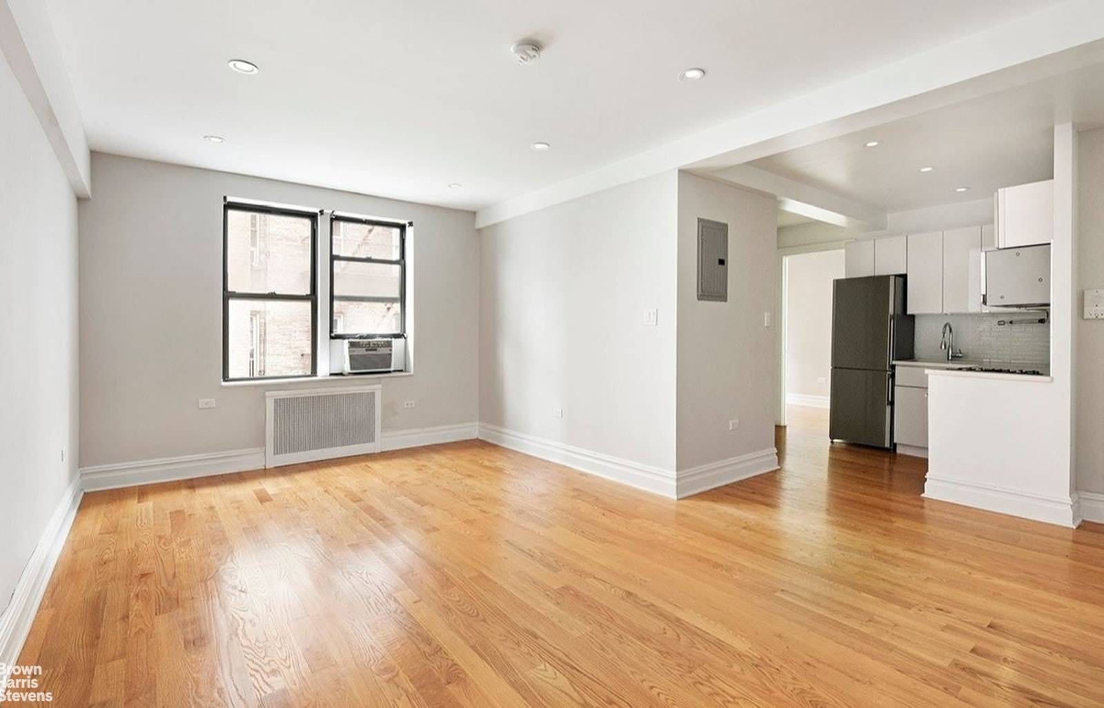 Shown by appointment only, this large one bedroom is pristine, in an all new modern renovation.
