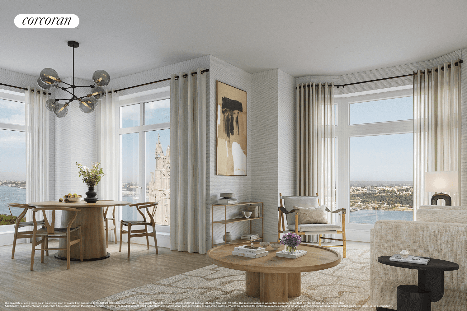 MOVE IN THIS FALLEnjoy stunning Hudson River views from every room of this west facing 1, 514 square foot residence that offers two bedrooms, two baths, and powder room.