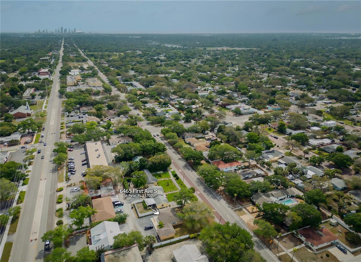 Centrally located between downtown St. Pete and the beaches. Prime visibility on high traffic road.